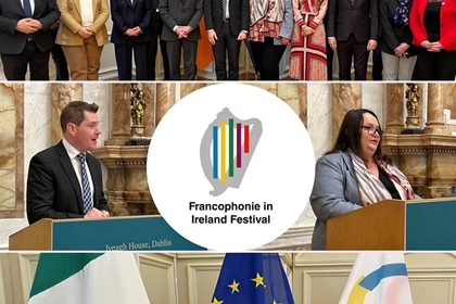 Launch of the 2023 Francophonie Festival at Iveagh House 